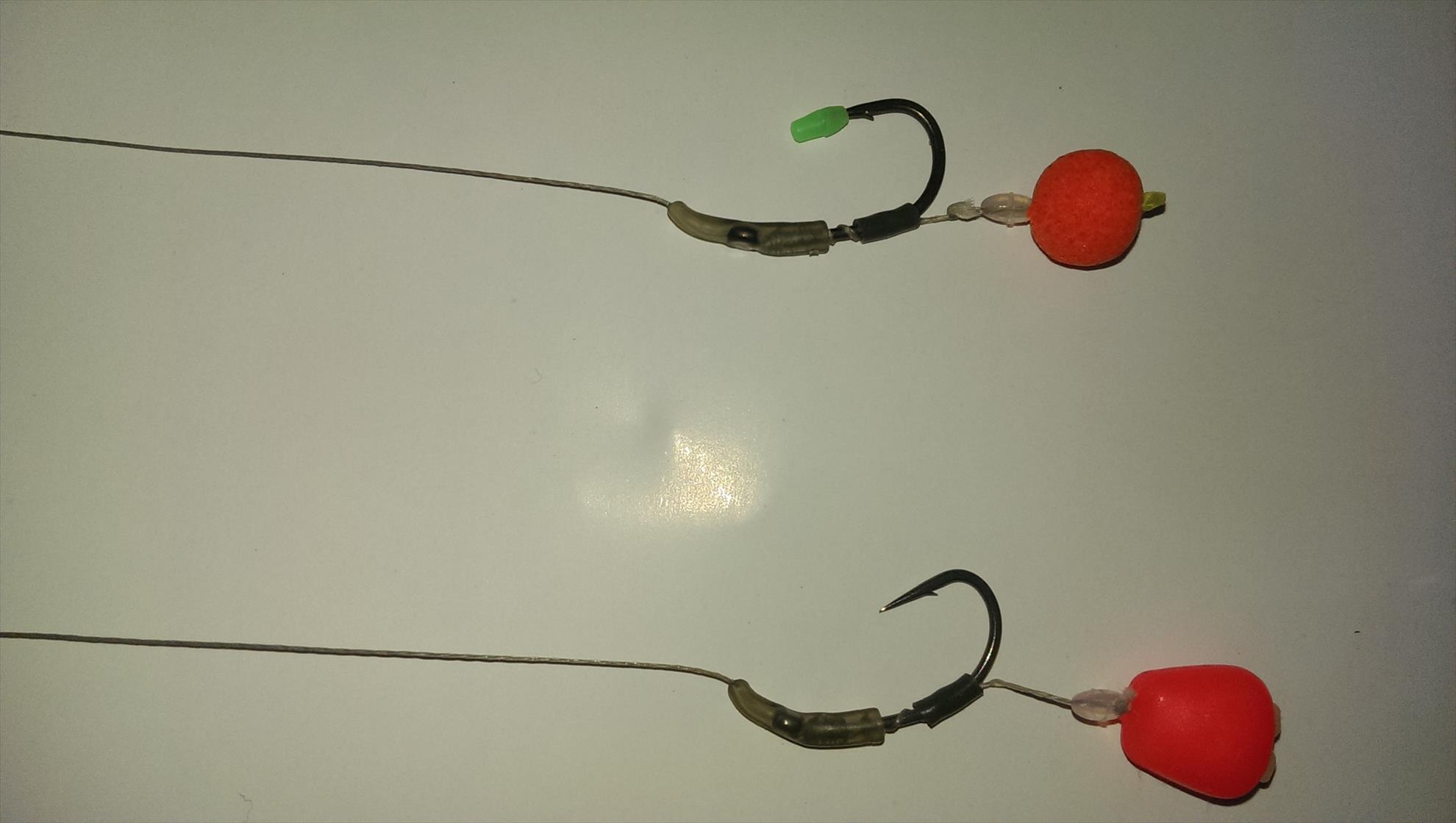 MONTURI - carlige nr 6 Korda si Gamakatsu cu porumb flotant ET si pop-up 8mm CPK